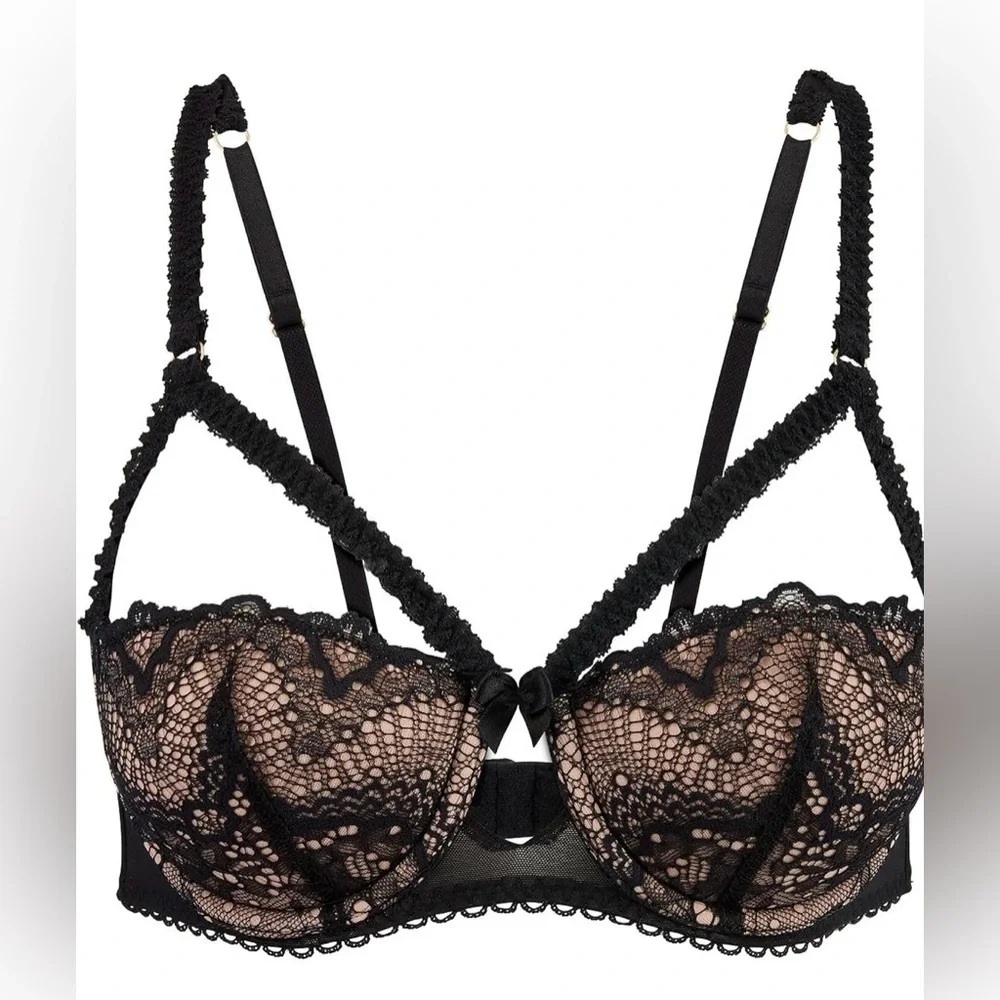 Adore Me Kimmy Push Up Balconette Lace Bra
